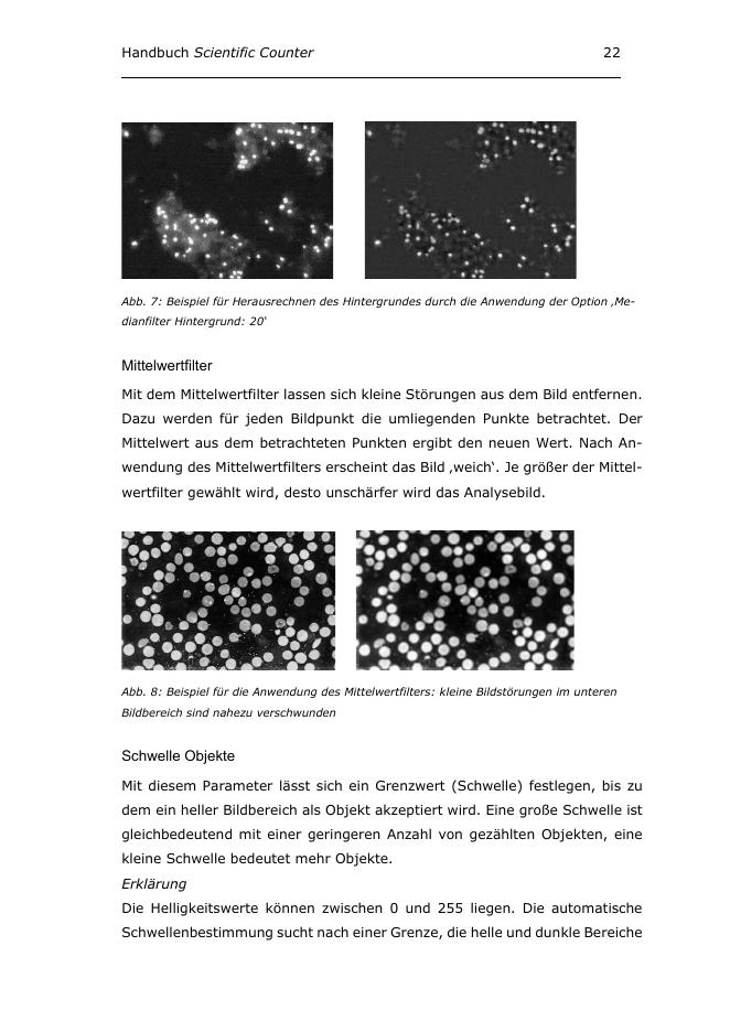 Beispiel Medianfilter und Mittelwertfilter zur Bildvorverarbeitung
